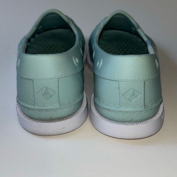 Unisex Sperry Top Sider Float Boat Light Blue shoe deck W 7.5 worn 1x - Picture 4 of 6